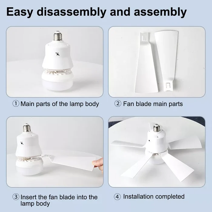 Ceiling Fan with Lamp - Image 9