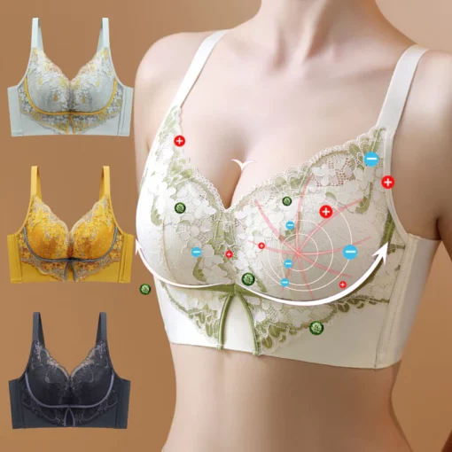 PISPARA™s Lymphatic Drainage & Shaping Powerful Lift Lace Bra - Image 9