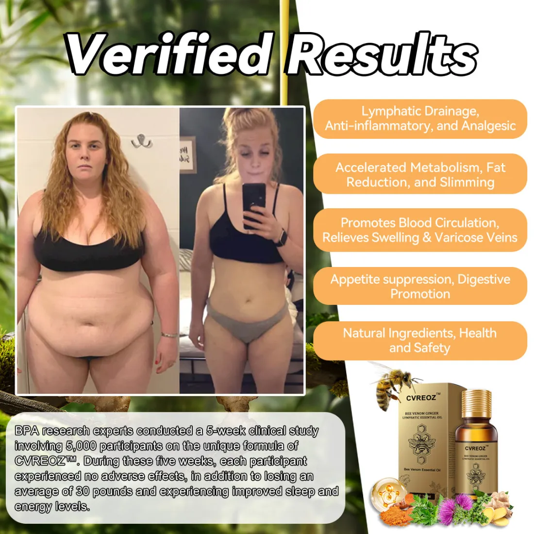 CVREOZ™ Bee Venom Ginger Lymphatic Essential Oil - Image 9