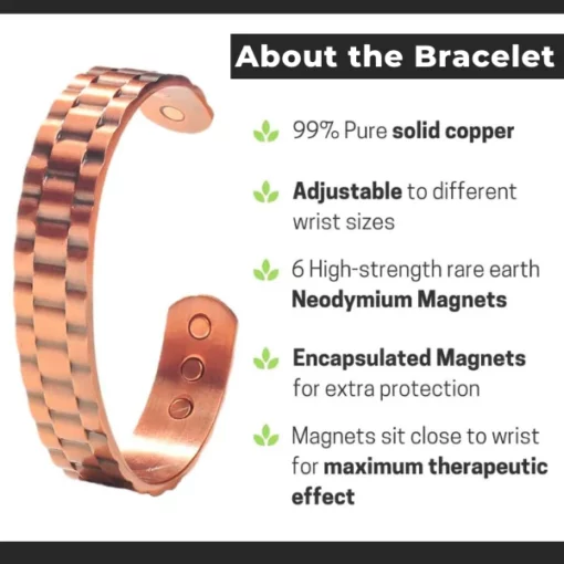 Biancat™ Pure Copper Magnetic Therapy Bracelet - Image 5