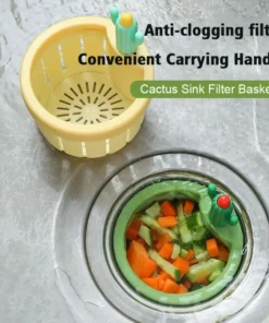 Creative Cactus-shaped Sink Filter Basket