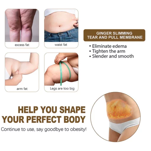 Fieryix™ Ginger Slimming Cream Peel Off Body Mask - Image 6