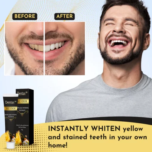Dentax™ Bee Venom Antiplaque Whitening Toothpaste - Image 3