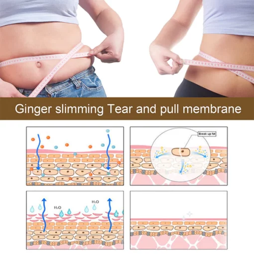 Fieryix™ Ginger Slimming Cream Peel Off Body Mask - Image 5