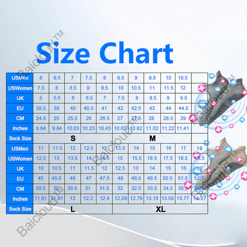 Nliploud™ PulseGrid Tourmaline Ionic Socks - Image 10