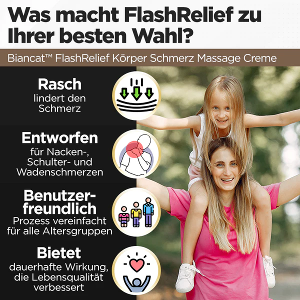 Biancat™ FlashRelief Körper Schmerz Massage Creme - Image 7