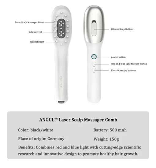 ANGUL™ Laser Scalp Massager Comb - Image 2