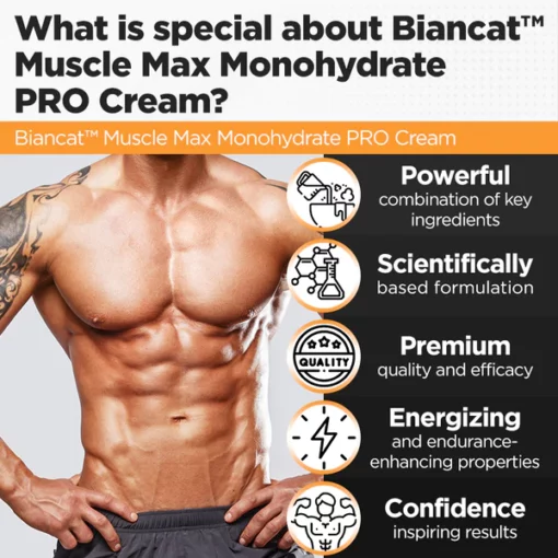Biancat™ Muscle Max Monohydrate PRO Cream - Image 3