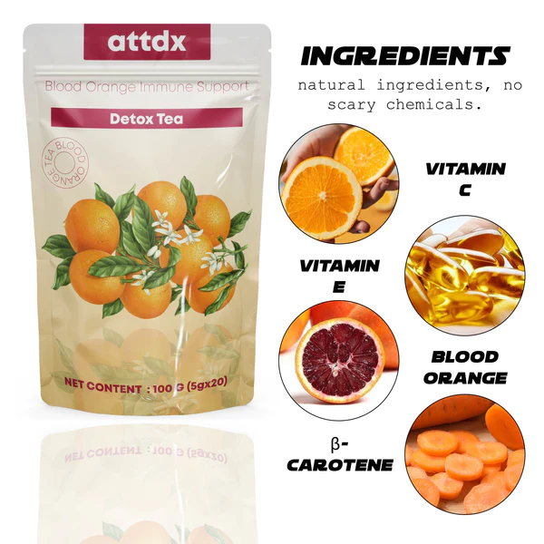 ATTDX BloodOrange ImmuneSupport DetoxTea - Image 2