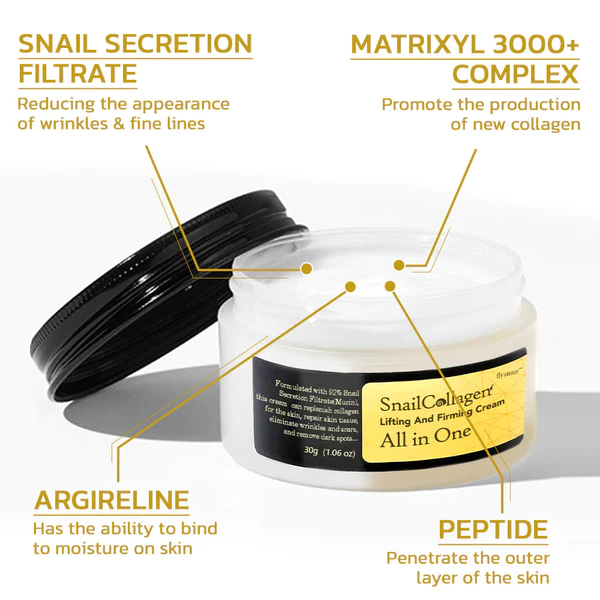 Humxf™ Snail Mucin Multi-Peptide Advanced Repair Cream - Image 2