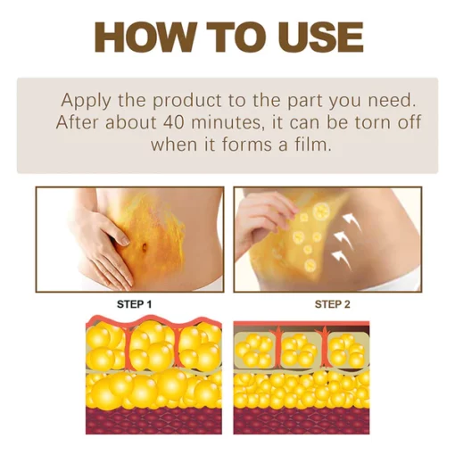 Fieryix™ Ginger Slimming Cream Peel Off Body Mask - Image 3