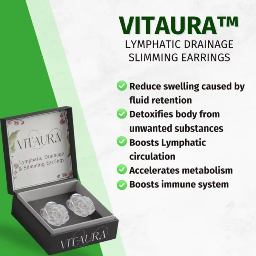 VITAURA™ Lymphatic Drainage Slimming Earrings - Image 3