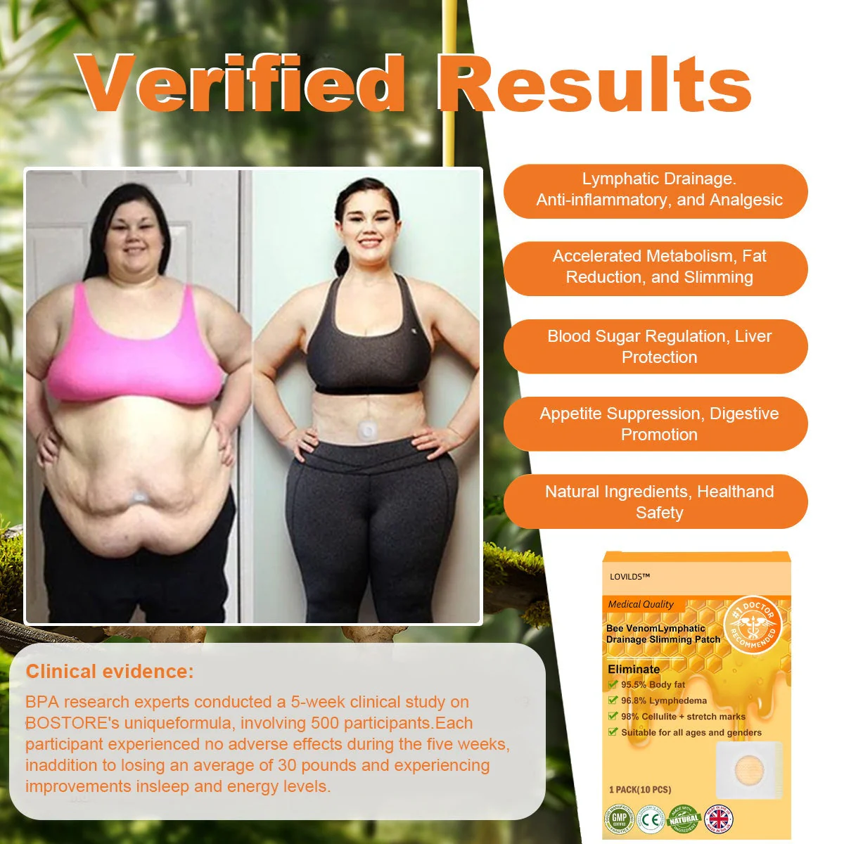 LOVILDS™ Bee Venom Lymphatic Deainage Slimming Patch - Image 8