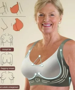 Super gather bra | Wireless Push-up Bra👍No more sagging breasts