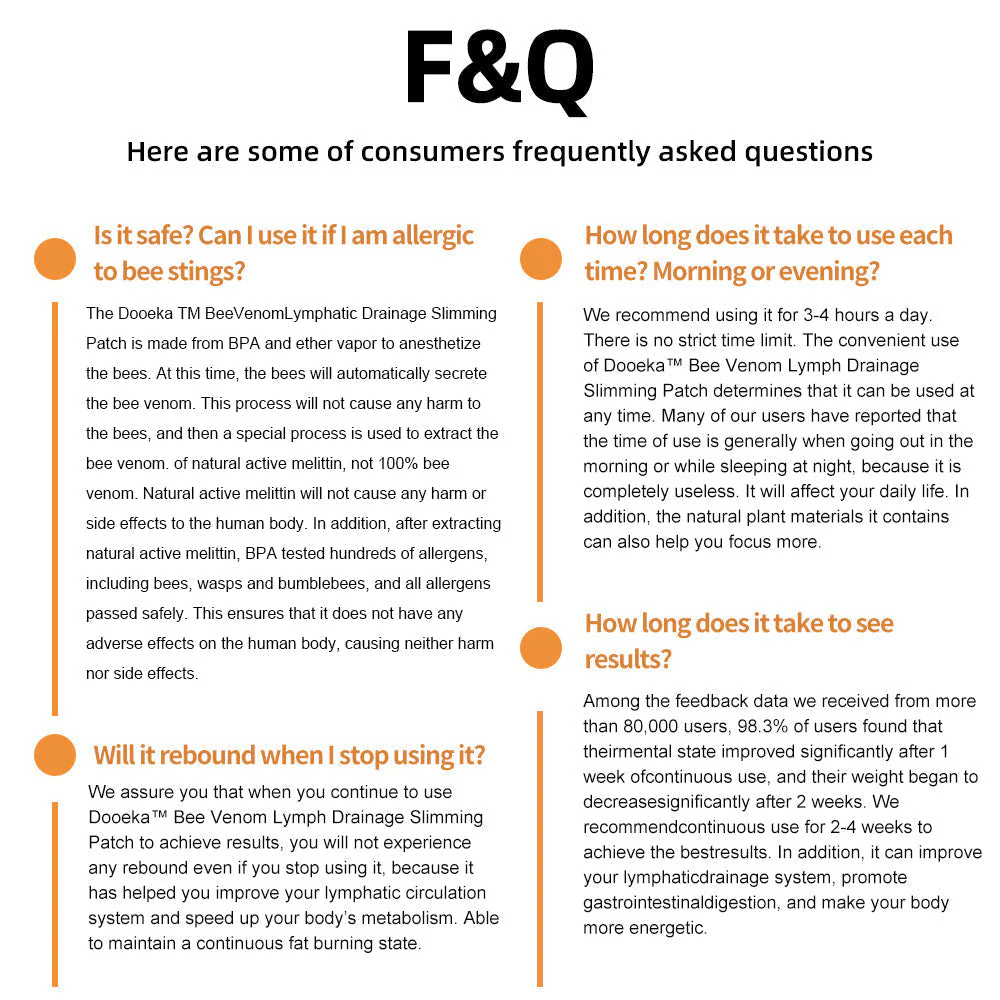 LOVILDS™ Bee Venom Lymphatic Deainage Slimming Patch - Image 5