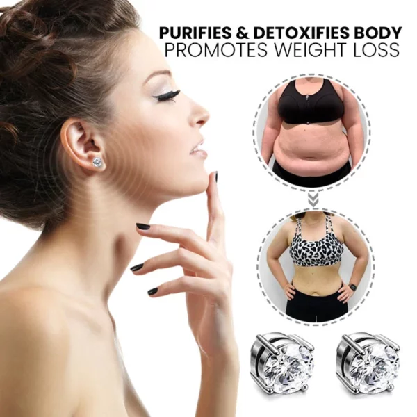 Cuzvc™ Metiz Lymphvity Magnetherapy Earrings - Image 5