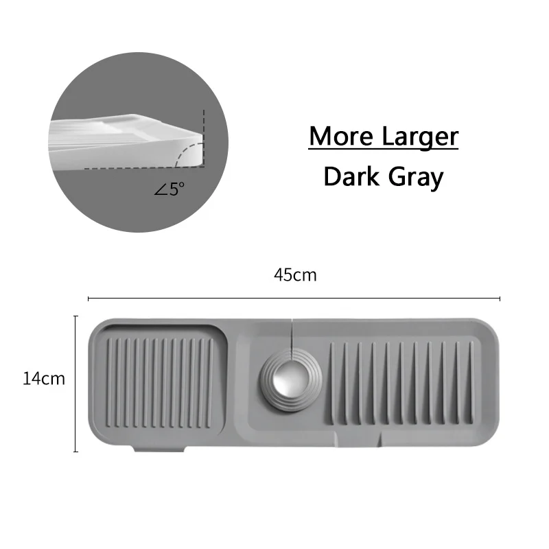 Kitchen Sink Silicone Splash Guard - Image 3