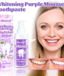 Biancat™ Whitening Purple Mousse Toothpaste