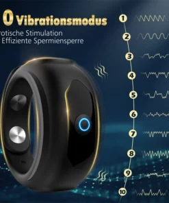 🔥2023 Latest Explosion 💥 - Adjustable Vibration Silicone Delay Ring - Suitable for harder erection & delay ejaculation & enjoy intense orgasms