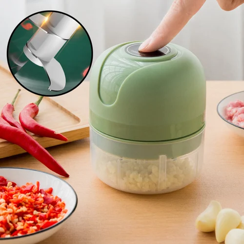 USB Rechargebale Electric Garlic Grinder - Image 15