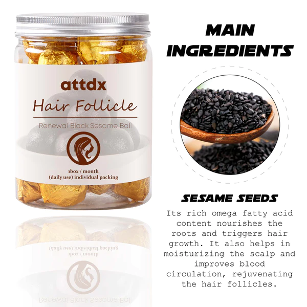 ATTDX Hair Follicle Renewal Black Sesame Ball - Image 6