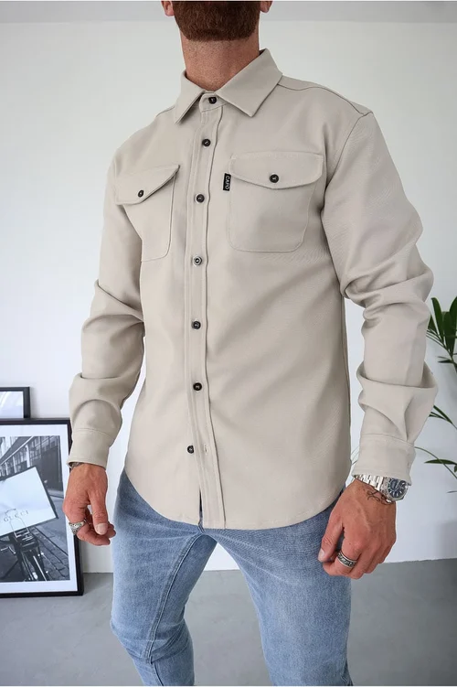 Button Down Shirt Jacket - Image 27