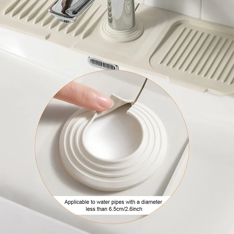Kitchen Sink Silicone Splash Guard - Image 17