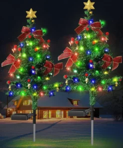 Solar Christmas Decorations Tree Lights