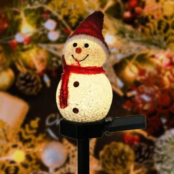 Waterproof Solar Snowman Lamp - Image 7