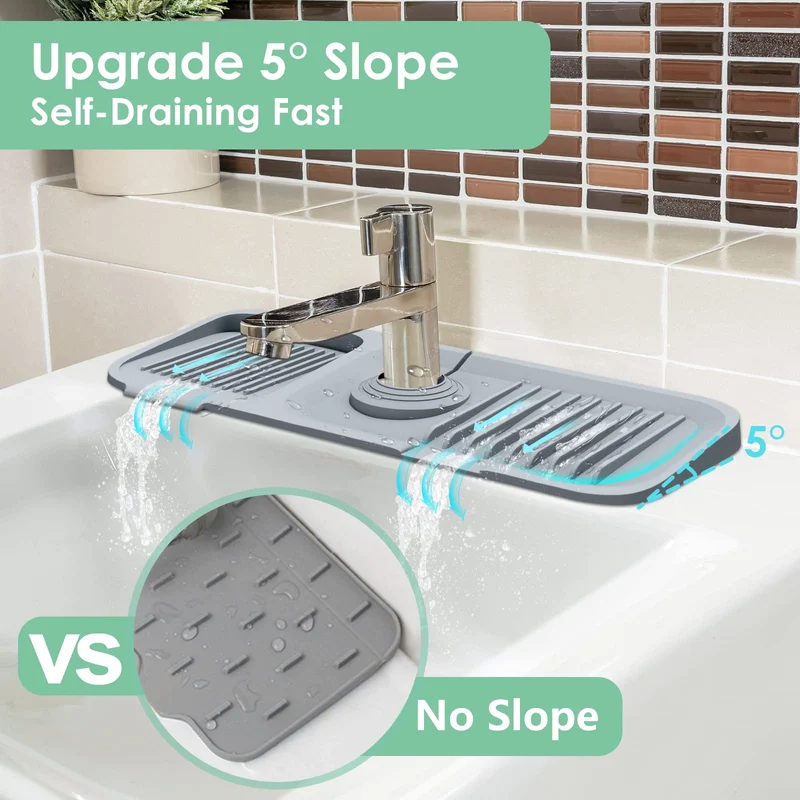Kitchen Sink Silicone Splash Guard - Image 14