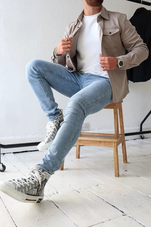 Button Down Shirt Jacket - Image 11