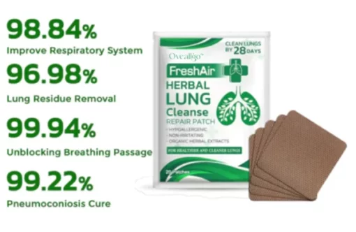 Oveallgo™ Parche reparador de limpieza pulmonar a base de hierbas FreshAir