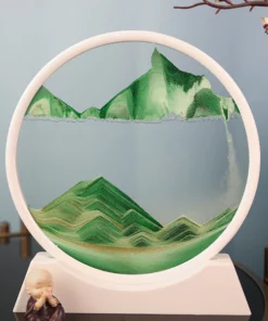 3D underwater landscape hourglass