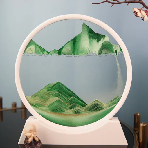 3D underwater landscape hourglass