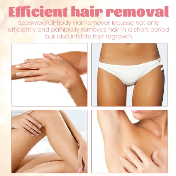 Biancat™ Beeswax Full-Body HairRemover Mousse - Image 4