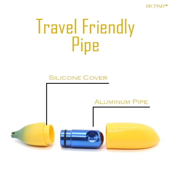 RICPIND BananaCraft Silicone Aluminum Pipe - Image 5