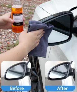 CAR GLASS OIL FILM STAIN REMOVAL CLEANER