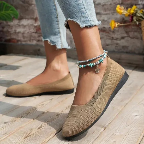 Women Comfortable Breathable Slip On Arch Support Non-Slip Casual Shoes - Image 3