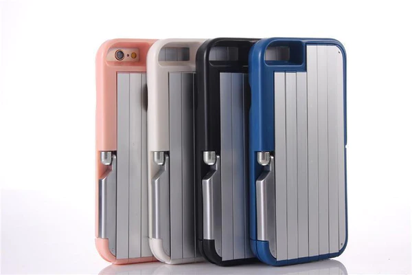 3 in 1 Aluminium Selfie Stick Case For iPhone - Image 3