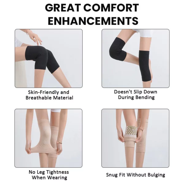 MoxiWrap™ Moxa Wool Moxibustion Graphene Self-Heating Knee Wrap - Image 3