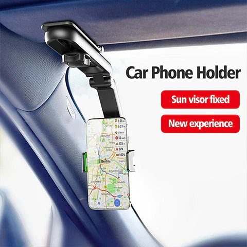 Samon Rotatable and Retractable Car Phone Holder - Image 4
