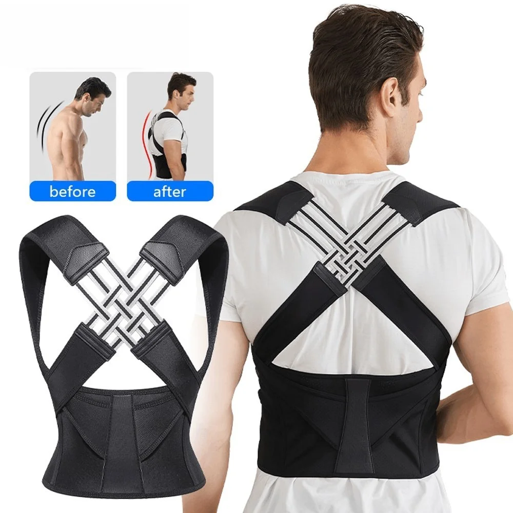 Adjustable Back Posture Belt Office Home Gym Unisex - Image 6