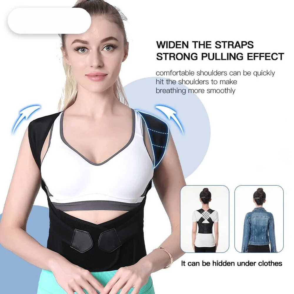 Adjustable Back Posture Belt Office Home Gym Unisex - Image 5
