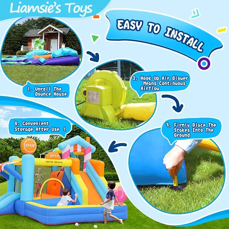 Inflatable Bounce House for Kids Fun - Image 2