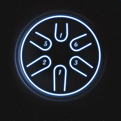 Buddha Stones Mini Steel Tongue Drum - Image 16