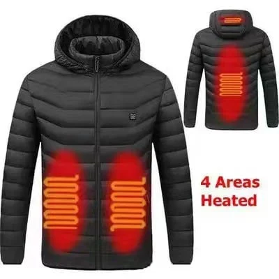 Unisex Heated Down Jacket - Image 4