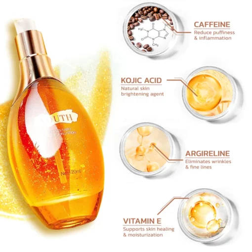 flysmus™ Q10Skin 24K Gold Peptide Reversal Serum - Image 5