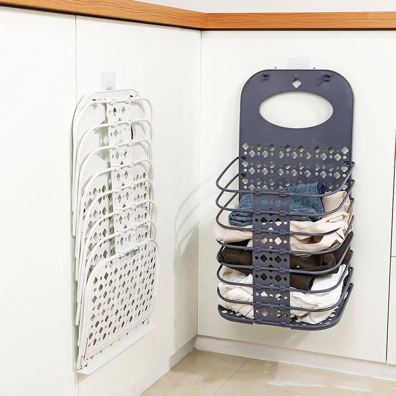 Wall-mounted foldable laundry basket - Image 3