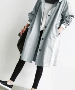 Hooded Trench Coat