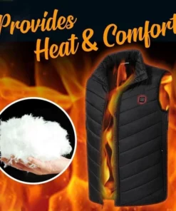 Electrically heated down vest